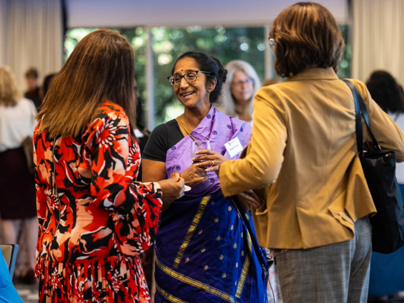 Members of the university community gathered Sept. 19. for the Multicultural Faculty and Staff Reception. (Photo by Chamberlain Smith/UGA)