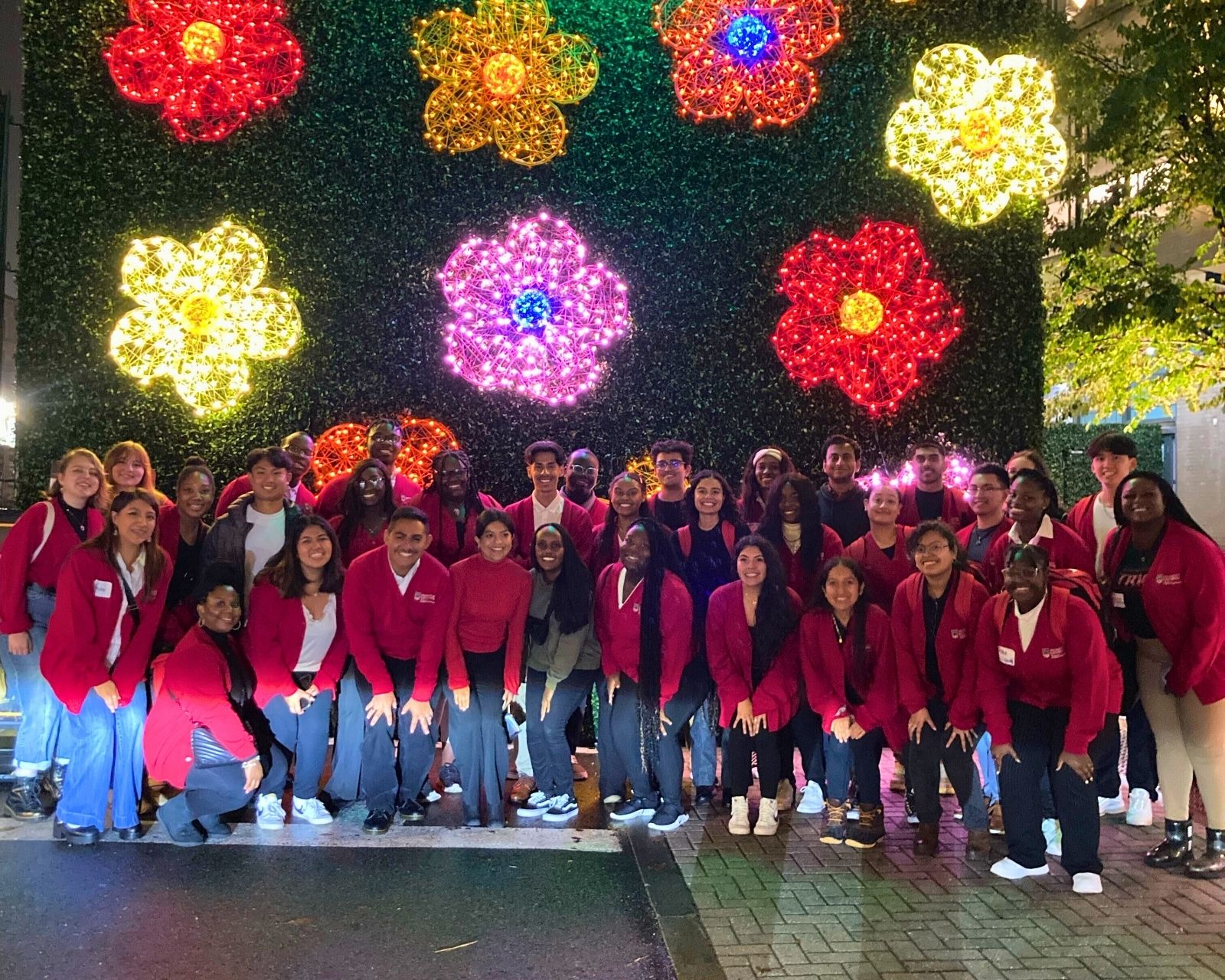 A group of UGA students pose together at a TRIO SSS event